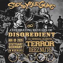 Stick To Your Guns - Disobedient Anniversary Show, © links im Bild Stick To Your Guns - Disobedient Anniversary Show, © links im Bild