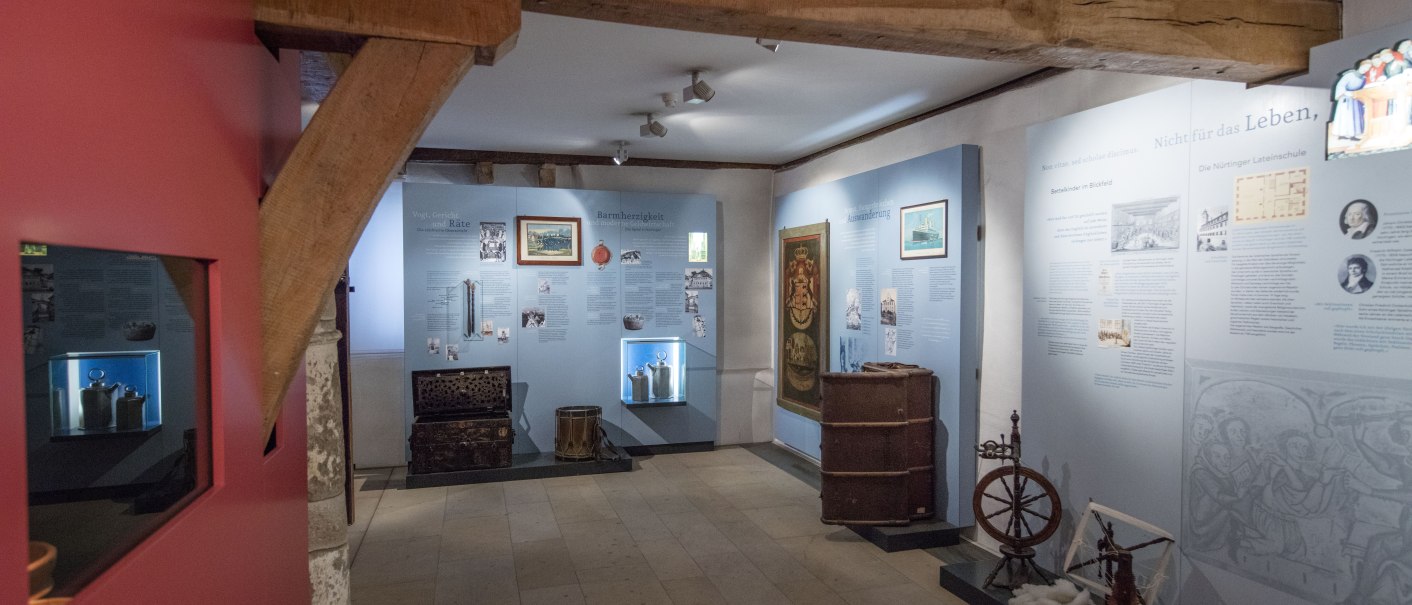 Exhibition on the town's history at the Nürtingen Town Museum, © SMG, A.Mende