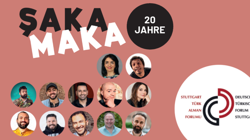 Collage von K&uuml;nstler*innen des ŞAKA MAKA Events zum 20-j&auml;hrigen Jubil&auml;um, pr&auml;sentiert vom Deutsch-T&uuml;rkischen Forum Stuttgart., &copy; K&uuml;nstler/Veranstalter