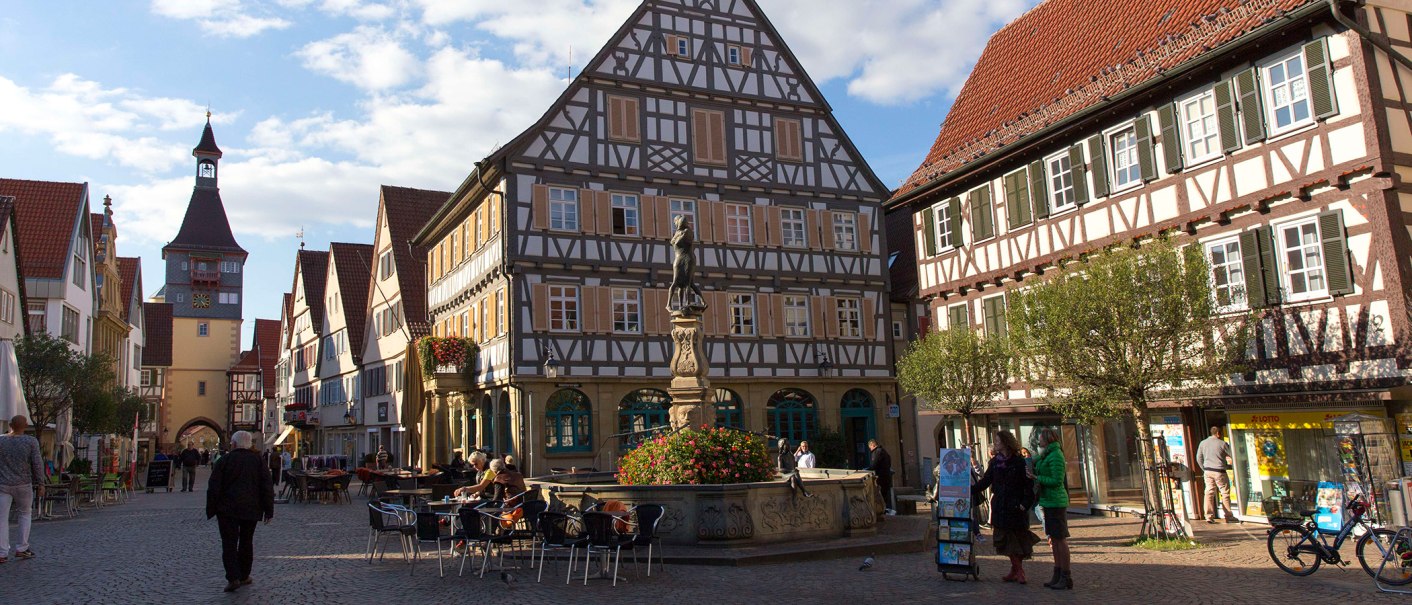 fountain on the market place, Winnenden, © Stuttgart-Marketing GmbH fountain on the market place, Winnenden, © Stuttgart-Marketing GmbH