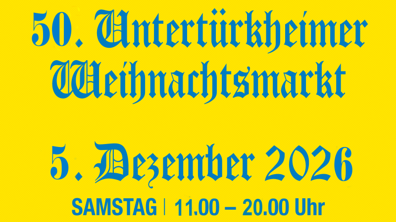 Weihnachtsmarkt 2026, &copy; IHGV Untert&uuml;rkheim