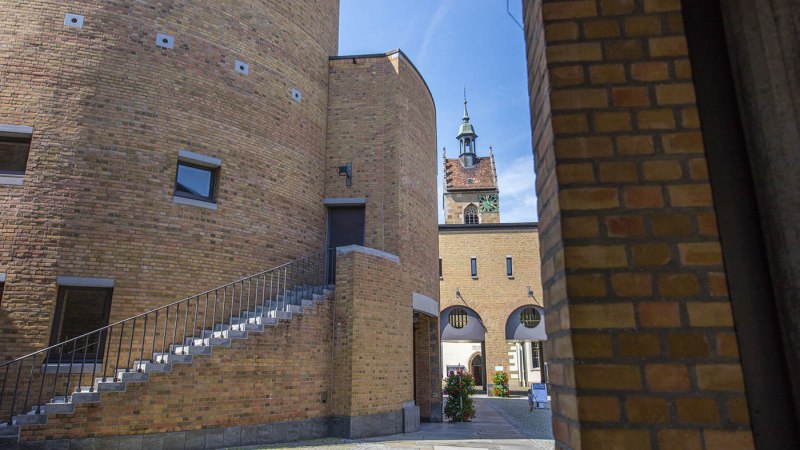 Fellbach Town Hall and Luther Church, © Achim Mende