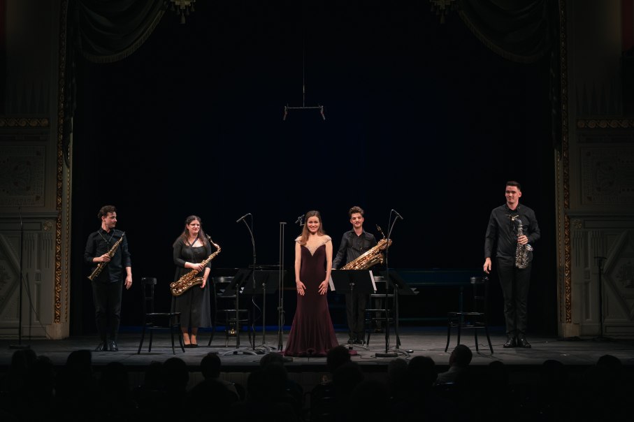 UNIT&Eacute; Saxopohonquartett, &copy; Luca Cs&ouml;rge&ouml;