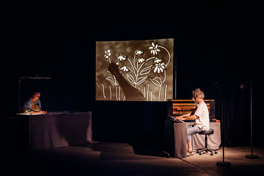 Zauberhaftes Zusammenspiel von Bild und Musik., &copy; Fithe &ndash; Das Figurentheater aus Ostbelgien