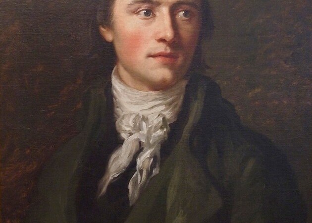 Porträt eines jungen Mannes mit dunklem Haar und weißem Halstuch. Er trägt einen dunklen Mantel und blickt nach rechts vor einem dunklen Hintergrund., © Literaturhaus Stuttgart Porträt eines jungen Mannes mit dunklem Haar und weißem Halstuch. Er trägt einen dunklen Mantel und blickt nach rechts vor einem dunklen Hintergrund., © Literaturhaus Stuttgart