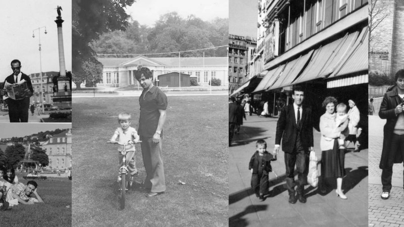 Historische Fotos von Menschen in Stuttgart, die im Freien entspannen, spazieren gehen und die Stadt erkunden. Verschiedene Jahrzehnte und Szenen., © Stadtpalais Historische Fotos von Menschen in Stuttgart, die im Freien entspannen, spazieren gehen und die Stadt erkunden. Verschiedene Jahrzehnte und Szenen., © Stadtpalais