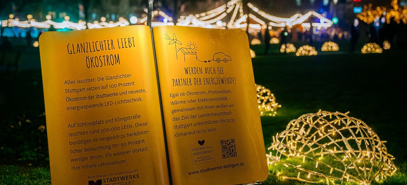 Glanzlichter Buch Ökostrom, © Stuttgart-Marketing GmbH