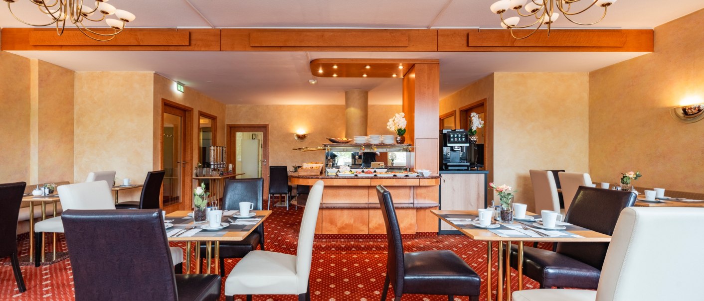 Frühstücksraum, © PLAZA INN Rieker Stuttgart Hauptbahnhof