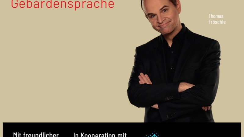 I see your joke - comedy with sign language, &copy; Renitenztheater Stuttgart e.V.