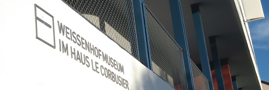 Wei&szlig;enhofmuseum im Haus Le Corbusier mit modernem Design und Metallzaun., &copy; Stuttgart-Marketing GmbH