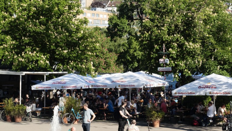 Biergarten im Schlossgarten, © Michele Scognamillo Biergarten im Schlossgarten, © Michele Scognamillo