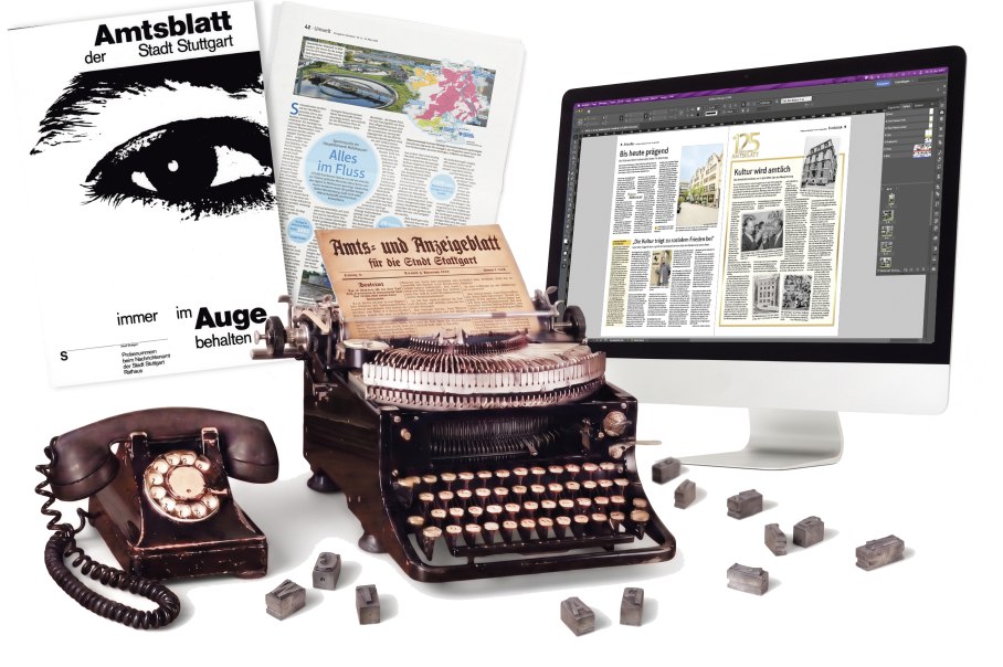 Seit seiner ersten Ausgabe vom 18. Januar 1901 begleitet das Stuttgarter Amtsblatt die Stadt als verl&auml;ssliche Stimme des kommunalen Lebens., &copy; Stadt Stuttgart