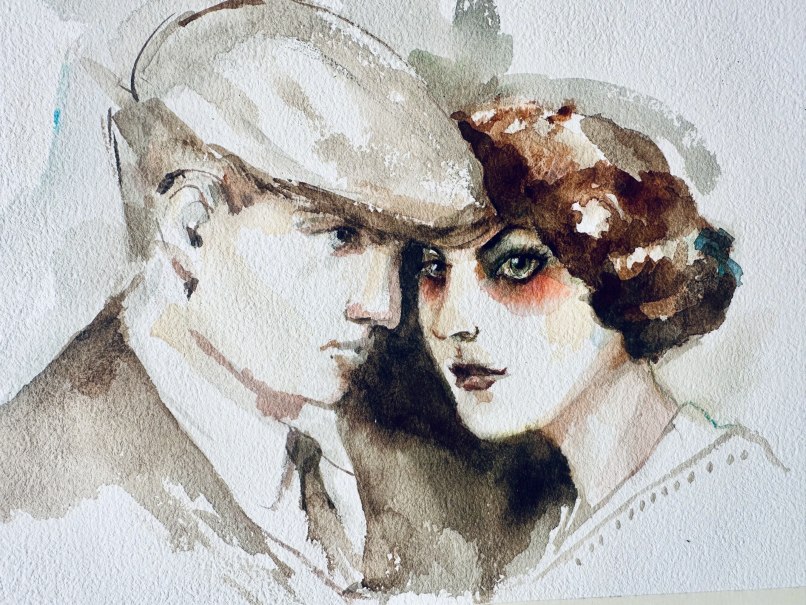 Kostümskizze Gilgi, © Theater tri-bühne, Renáta Balogh