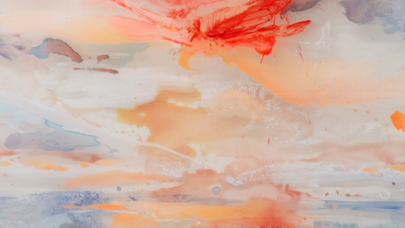 Lydiane Lutz - Sehnsucht, 2025, Installation Ausschnitt, Pigment auf Plexiglas, 5-teilig, je 100 x 100 cm, &copy; Lydiane Lutz