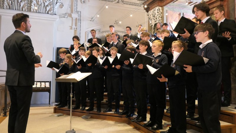 Konzertimpression aus dem Salzburger Dom, © Knabenchor collegium iuvenum Stuttgart