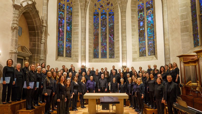 Chor-Art Stuttgart mit seinem Partnerchor in Genf 2024, © Chor-Art Stuttgart e. V.