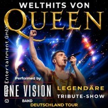 WELTHITS VON QUEEN - performed by ONE VISION Band, &copy; links im Bild