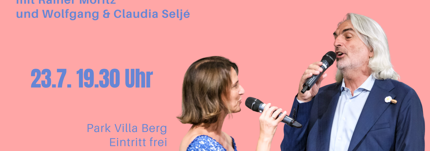 Claudia & Wolfgang Seljé und Reiner Moritz singen und kommentieren Texte, © Literaturhaus Claudia & Wolfgang Seljé und Reiner Moritz singen und kommentieren Texte, © Literaturhaus