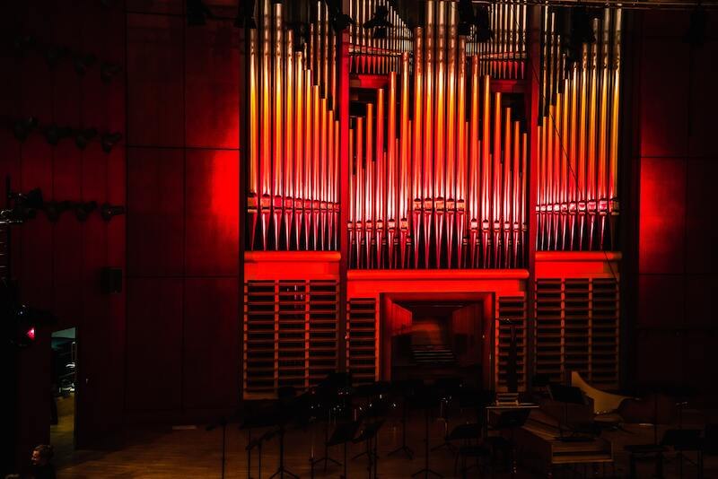 Studierende der Orgelklassen, © Staatliche Hochschule für Musik und Darstellende Kunst