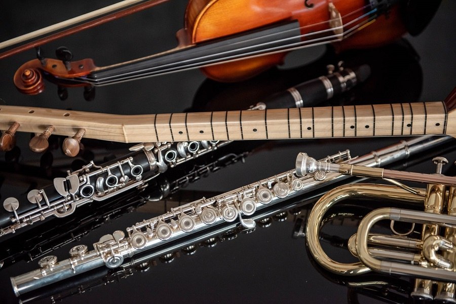 Hier können sich Kinder über die Wahl eines Instrumentes beraten lassen., © Jens Volle Hier können sich Kinder über die Wahl eines Instrumentes beraten lassen., © Jens Volle