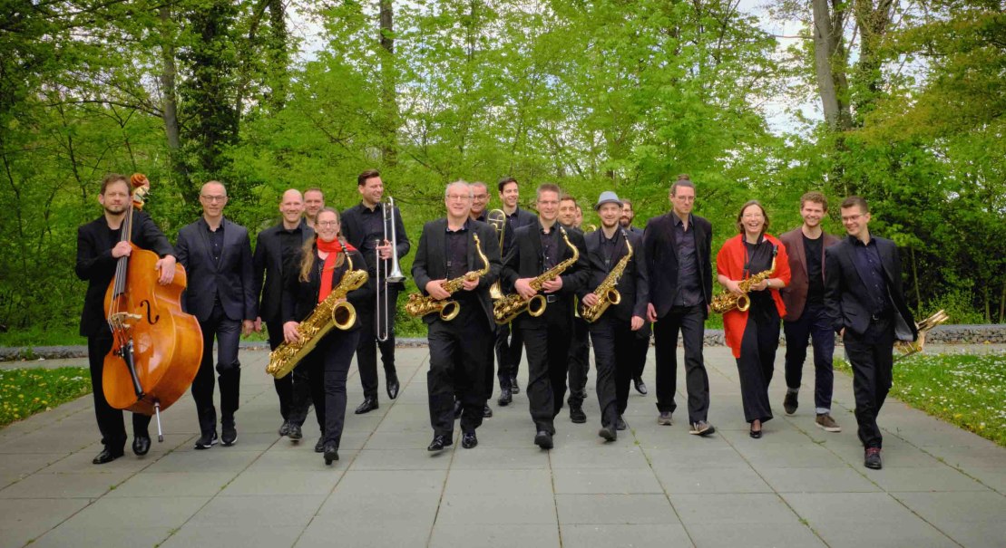 Swing in the Air – BigBand der Uni Hohenheim & Fola Dada live, © Universität Hohenheim / Volker Schmeißer