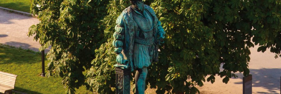 Das Herzog Christoph Denkmal auf dem Schlossplatz Stuttgart, © Werner Dieterich Das Herzog Christoph Denkmal auf dem Schlossplatz Stuttgart, © Werner Dieterich