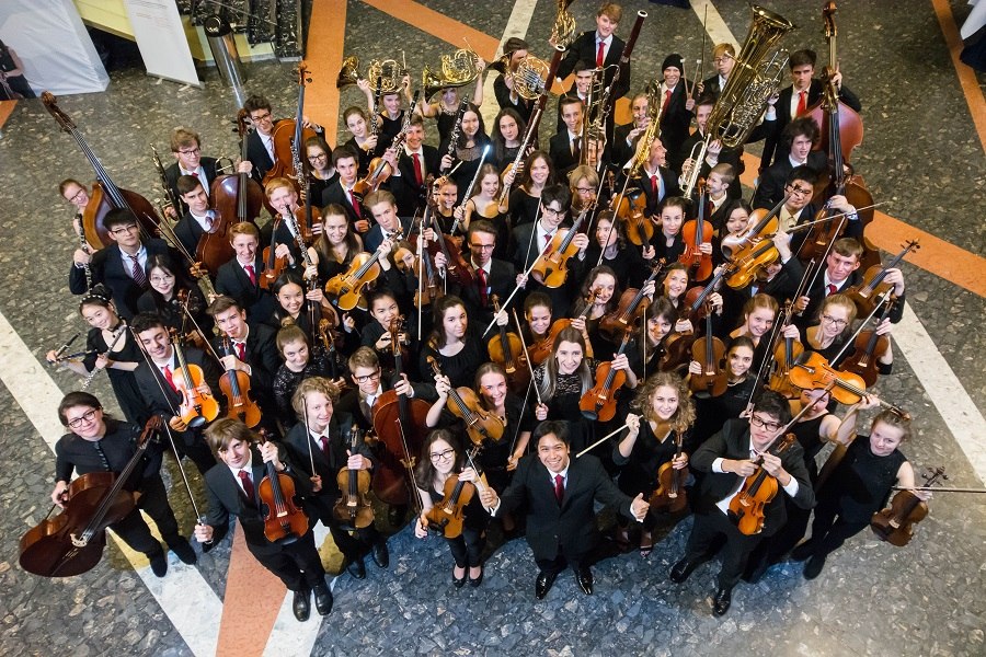 Das Jugendsinfonieorchester ist eines der gr&ouml;&szlig;ten Ensembles der Musikschule., &copy; Stefan Jetter