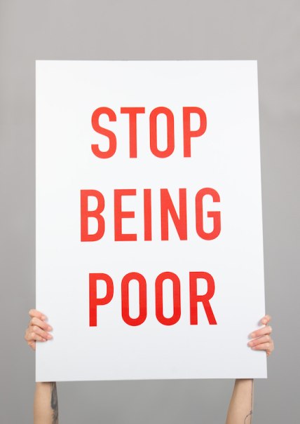 STOP BEING POOR: INTERVIEWS, &copy; Theater Rampe