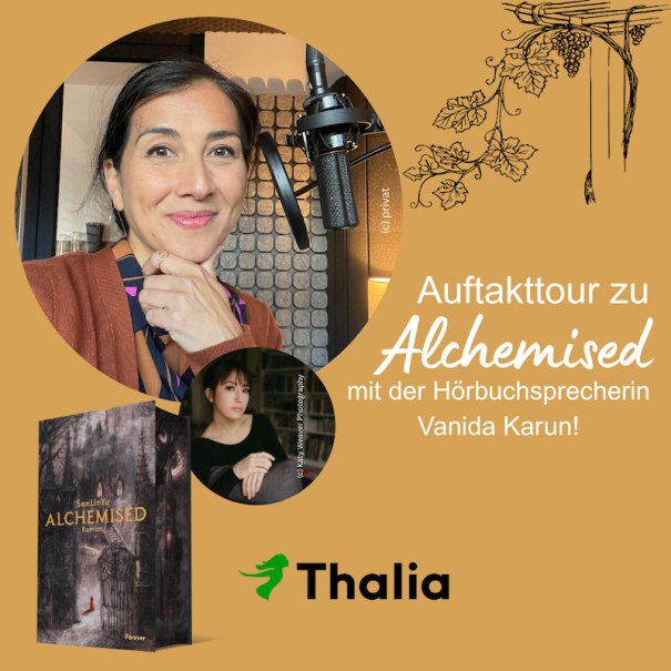 Hörbuchsprecherin Vanida Karun liest das gefeierte Fantasy-Phänomen "Alchemised", © Thalia Deutschland GmbH & Co. KG