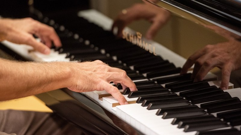 Beim Abschlusskonzert pr&auml;sentieren die Teilnehmerinnen und Teilnehmer das, was sie beim Workshop gelermt haben., &copy; Jens Volle
