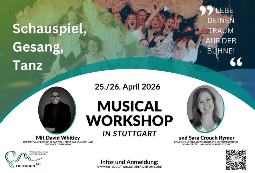 Musical Workshop mit David Whitley und Sara Crouch Rymer, &copy; Junge Akademie Stuttgart GmbH