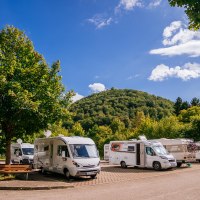 Motorhome parking space at the Bad Urach spa center, © Stuttgart-Marketing GmbH, Thomas Niedermüller Motorhome parking space at the Bad Urach spa center, © Stuttgart-Marketing GmbH, Thomas Niedermüller