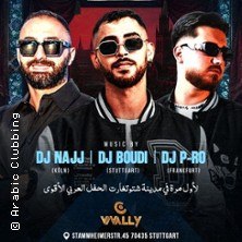 Drei DJs mit Sonnenbrillen auf einem Poster für eine arabische Party in Stuttgart. Namen: DJ Najj, DJ Boudi, DJ P-Ro. Veranstaltungsort: Wally, Stuttgart., © links im Bild Drei DJs mit Sonnenbrillen auf einem Poster für eine arabische Party in Stuttgart. Namen: DJ Najj, DJ Boudi, DJ P-Ro. Veranstaltungsort: Wally, Stuttgart., © links im Bild
