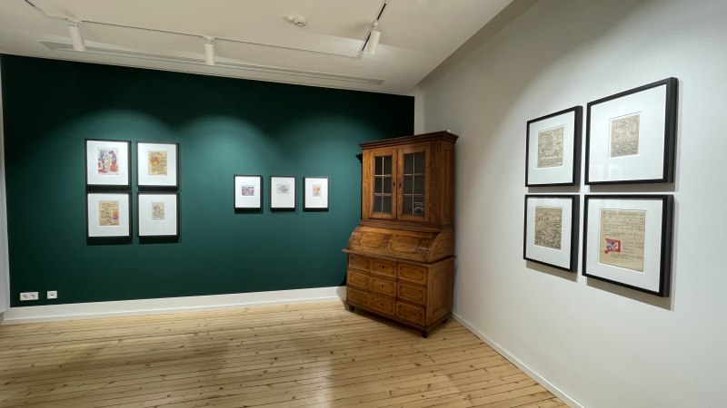 Ausstellungsräume Hölzel-Haus, © Adolf Hölzel Stiftung