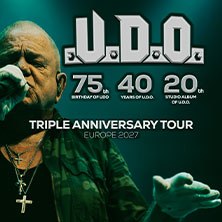 U.D.O. - Triple Anniversary Tour 2027, &copy; see on the left